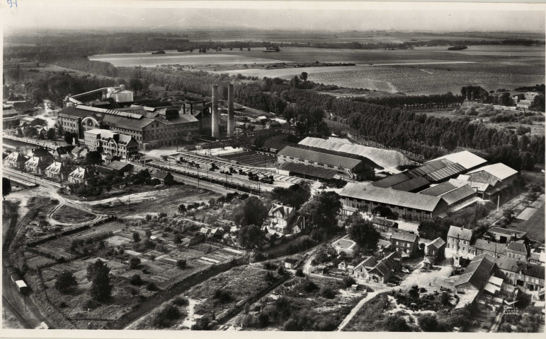 Industrie. La Sucrerie d'Eppeville en Picardie