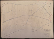 Plan du cadastre rénové - Beauquesne : section ZK