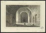 France (Carolingiens). Crypte de Saint-Médard à Soissons