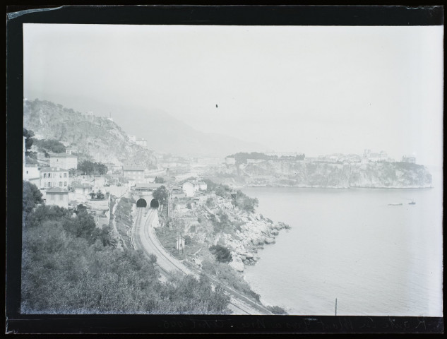 Route de Nice au Mont-Gros - avril 1905