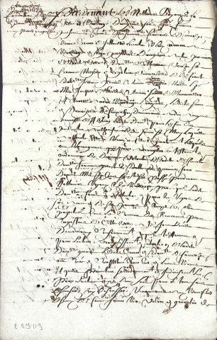 Etude de Me Philippe Caron à Amiens (étude n°1). Minutes de l'année 1672
