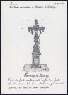 Hornoy-le-Bourg : croix de fonte coulée au fond du vieux cimetière - (Reproduction interdite sans autorisation - © Claude Piette)