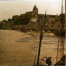Le Tréport. La vieille ville, vue du port et de l'église