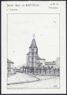 Saint-Nom-la-Brétèche (Yvelines) : l'église - (Reproduction interdite sans autorisation - © Claude Piette)