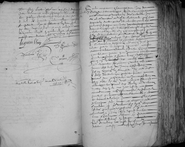 Etude de Me Martin Caron à Amiens (étude n°4). Minutes des années 1622-1623