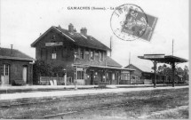 Gammaches (Somme). La Gare