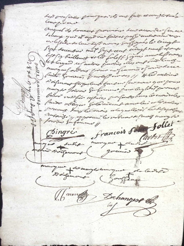 Etude de Me François De Hangest à Amiens (étude n°13). Minutes de l'année 1729