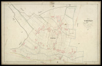 Plan du cadastre napoléonien - Toeufles : Village de Toeufles (Le), D2 (développement d'une partie de D1)
