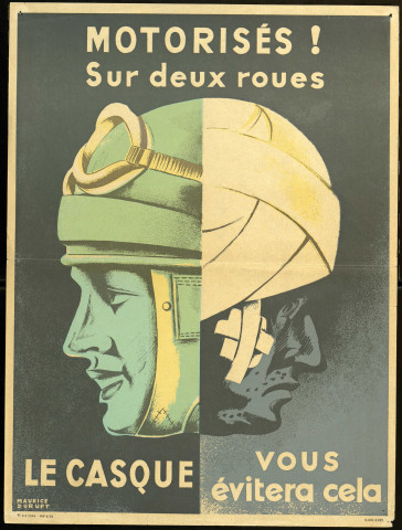 Motorisés ! Sur deux roues le casque vous évitera cela