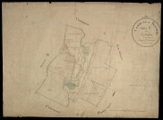 Plan du cadastre napoléonien - Bacouel-sur-Selle (Bacouel) : Chef-lieu (Le), C