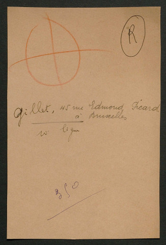 Témoignage de Gillet, Paul et correspondance avec Jacques Péricard