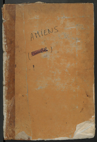 Listes du tirage au sort (arrondissement d'Amiens) de l'année 1812
