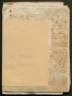 Témoignage de Moleins, E. (Infirmier brancardier - Abbé) et correspondance avec Jacques Péricard
