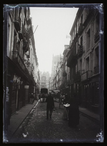 Une rue à Dieppe - septembre 1901
