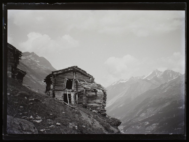 Chemin de Zermatt au lac Noir - juillet 1903