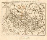 Carte routière du département de la Somme divisé en 5 arrondissements et 41 cantons