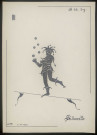 Silhouette de jongleur - (Reproduction interdite sans autorisation - © Claude Piette)