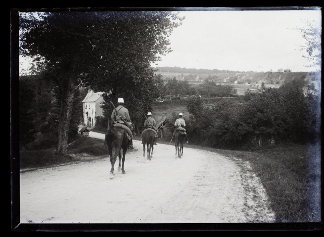 Manoeuvres de septembre 1902 3e Chasseurs à cheval près de Blangy-sous-Poix