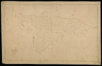 Plan du cadastre napoléonien - Gueudecourt : Chef-lieu (Le), B1