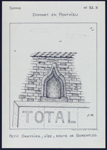 Domart-en-Ponthieu : petit oratoire - (Reproduction interdite sans autorisation - © Claude Piette)