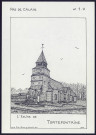 Tortefontaine (Pas-de-Calais) : l'église - (Reproduction interdite sans autorisation - © Claude Piette)
