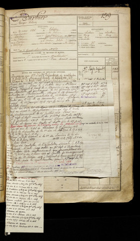 Barbier, Georges Félicien, né le 29 mars 1896 à Ételfay (Somme), classe 1916, matricule n° 159, Bureau de recrutement de Péronne