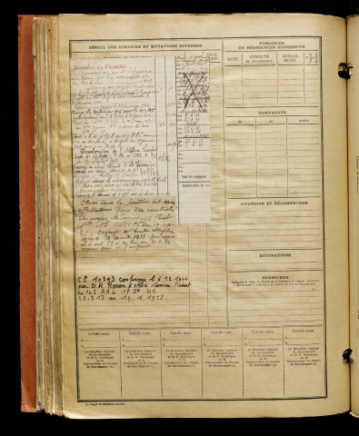 Vicart, Abel Pierre, né le 17 avril 1892 à Belloy-sur-Somme (Somme), classe 1912, matricule n° 1234, Bureau de recrutement d'Amiens