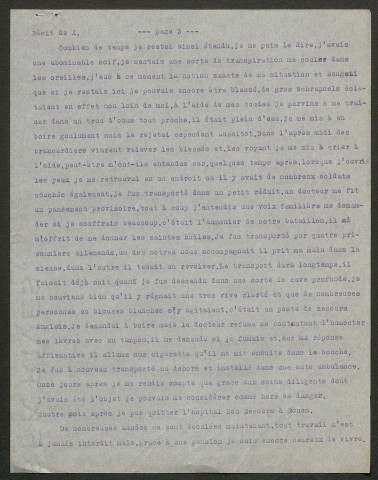 Témoignage de Anonyme 56 et correspondance avec Jacques Péricard