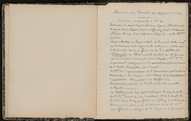 Procès-verbaux de l'Union départementale de la Somme