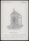 Quièvrecourt (Seine-Maritime) : chapelle funéraire dans le cimetière autour de l'église - (Reproduction interdite sans autorisation - © Claude Piette)