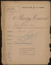 Cléry-sur-Somme. Demande d'indemnisation des dommages de guerre : dossier Blangy-Mansard