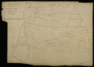 Plan du cadastre napoléonien - Monchy-Lagache : Chemin de Mesnil (Le) ; Renardière (La), E et F