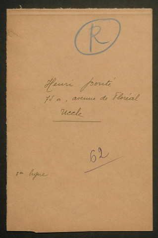Témoignage de Bonté, Henri (Patrouilleur) et correspondance avec Jacques Péricard