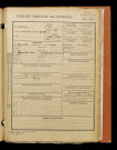 Ouvré, Alexandre Octave Georges, né le 30 janvier 1897 à Vraignes-lès-Hornoy (Somme), classe 1917, matricule n° 198, Bureau de recrutement d'Amiens