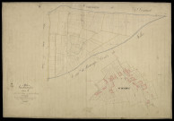 Plan du cadastre napoléonien - Surcamps : Village (Le) ; Bois du Cauroy (Le), A2 et A1 développé