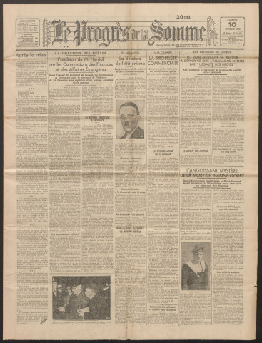 Le Progrès de la Somme, numéro 19462, 10 décembre 1932