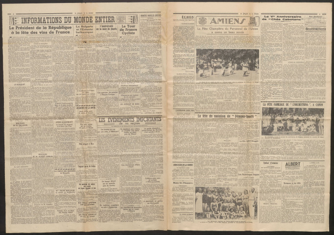 Le Progrès de la Somme, numéro 21501, 1er août 1938