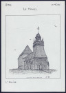 Le Hamel (Oise) : l'église - (Reproduction interdite sans autorisation - © Claude Piette)