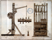 Modèle de moulin à piler la garance publié par Duhamel du Monceau