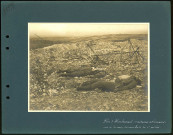 Près d'Herbécourt (Somme). Cadavres de soldats allemands sur le terrain des combats du 1er juillet 1916