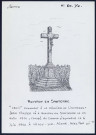 Rouvroy-en-Santerre : croix monument à la mémoire de Jean Pissier - (Reproduction interdite sans autorisation - © Claude Piette)