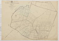 Plan du cadastre rénové - Buire-Courcelles : section X
