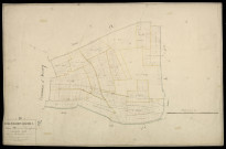 Plan du cadastre napoléonien - Hornoy-le-Bourg (Hallivillers-Lincheux) : Bois du Quesnel (Le), B1