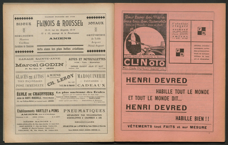 L'Automobile au Pays Picard. Revue mensuelle de l'Automobile-Club de Picardie et de l'Aisne, 189, juin 1927