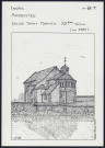 Ardentes (Indre) : église Saint-Martin XIIe siècle (1985) - (Reproduction interdite sans autorisation - © Claude Piette)