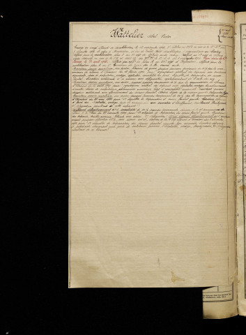 Wattelier, Abel Victor, né le 18 mai 1896 à Montdidier (Somme), classe 1916, matricule n° 233, Bureau de recrutement de Péronne
