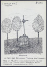 Houdan (Yvelines) : croix des pélerins - (Reproduction interdite sans autorisation - © Claude Piette)
