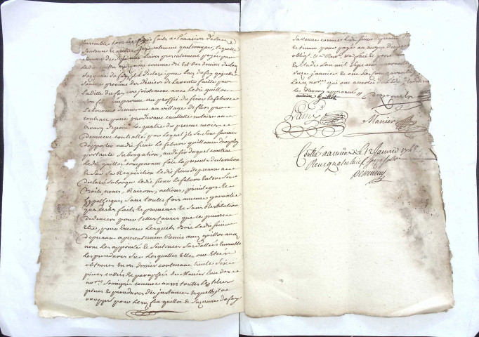 Etude de Me Firmin Magnier à Amiens (étude n°4). Minutes de l'année 1748