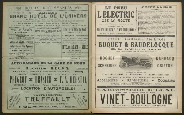 Automobile-club de Picardie et de l'Aisne. Revue mensuelle, 4e année, mai 1908