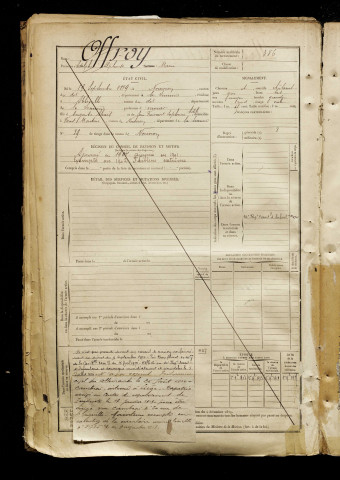 Offroy, Adolphe Alphonse Marie, né le 19 septembre 1879 à Nouvion (Somme), classe 1899, matricule n° 386, Bureau de recrutement d'Abbeville